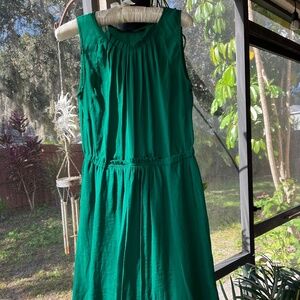 Zara green  sleeveless basic mini dress size M